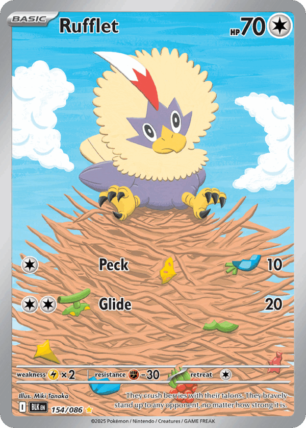 Rufflet - Black Bolt - 154/086