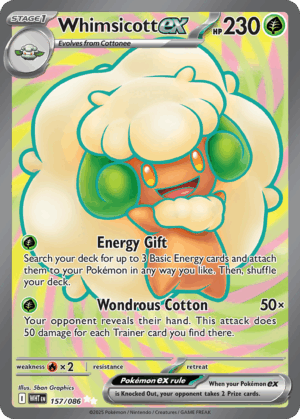 Whimsicott ex - White Flare - 157/086