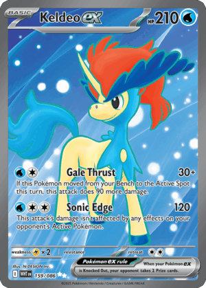 Keldeo ex - White Flare - 159/086