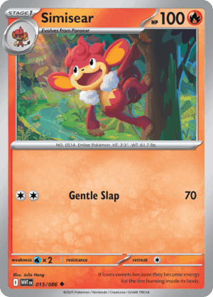 Simisear - White Flare - 015/086 (Master Ball Reverse Holo)