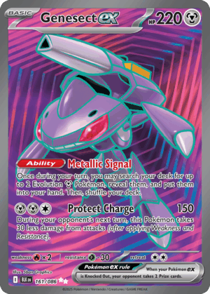 Genesect ex - Black Bolt - 161/86