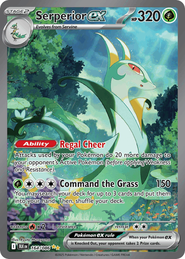 Serperior ex - Black Bolt - 164/086