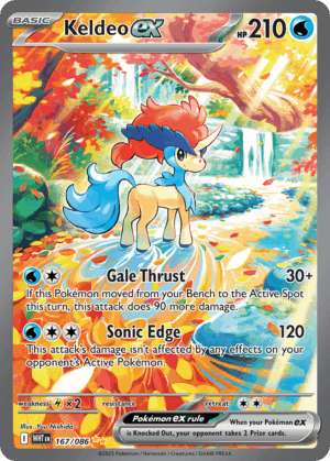 Keldeo ex - White Flare - 167/086