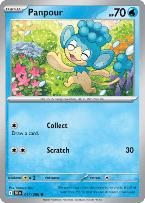 Panpour - Black Bolt - 017/086 (Master Ball Reverse Holo)