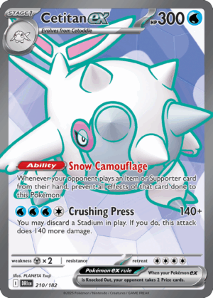 Cetitan ex - Destined Rivals - 210/182