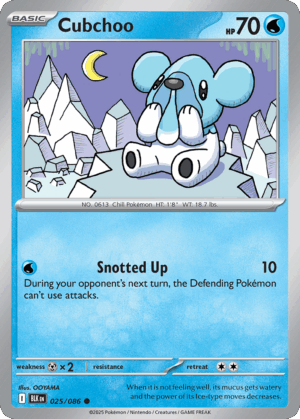 Cubchoo - Black Bolt - 025/086