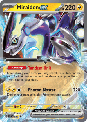 Miraidon ex - Scarlet & Violet Black Star Promos - 28/165