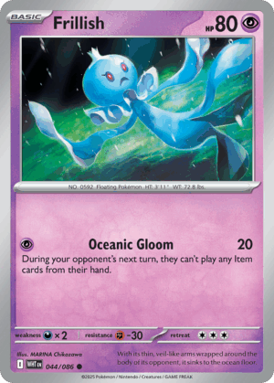Frillish - White Flare - 044/086 (Master Ball Reverse Holo)