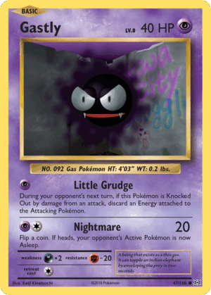 Gastly - Evolutions - 47/108 (Reverse Holo)