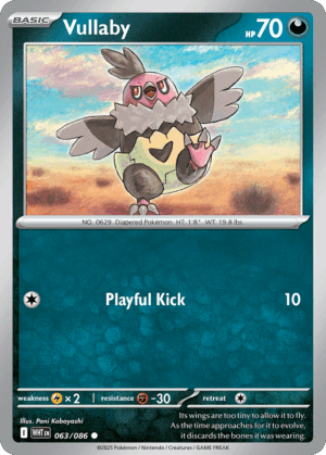 Vullaby - White Flare - 063/086 (Poké Ball Reverse Holo)
