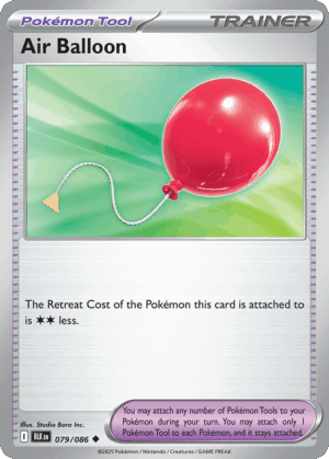 Air Balloon - Black Bolt - 079/086 (Poke Ball Reverse Holo)