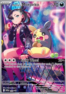 Marnie's Morpeko - Scarlet & Violet Black Star Promos - 206/165 (Unsealed)