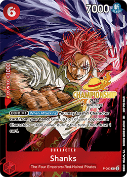 Shanks - One Piece Promo - P-083 (25-26 Championships)