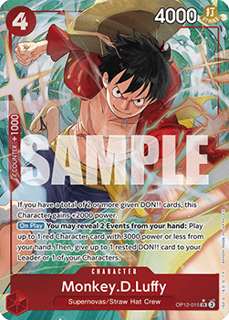 Monkey.D.Luffy - Legacy of the Master - OP12-015
