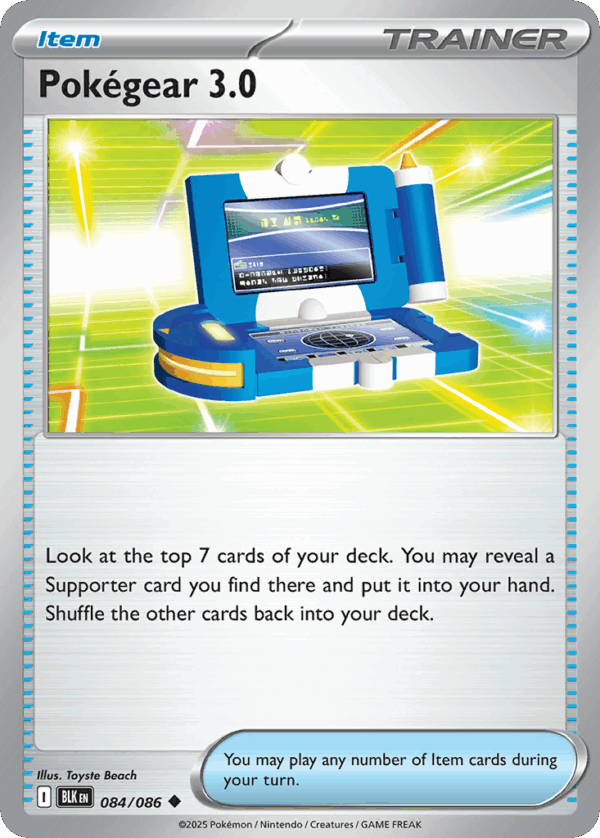 Pokégear 3.0 - Black Bolt - 084/086 (Poke Ball Reverse Holo)