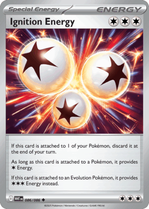 Ignition Energy - White Flare - 086/086 (Poke Ball Reverse Holo)