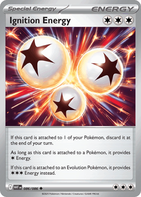 Ignition Energy - White Flare - 086/086 (Poke Ball Reverse Holo)