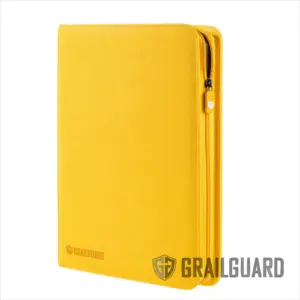 Grailguard Premium 9 Pocket Binder - Yellow