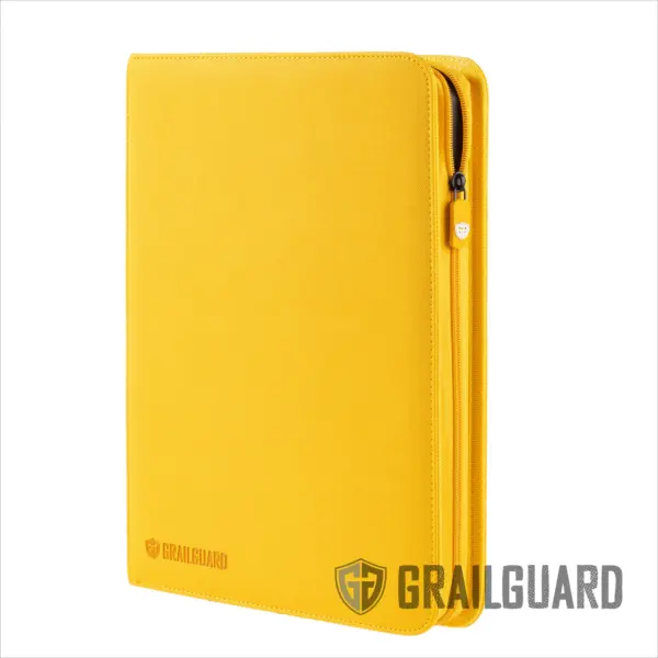 Grailguard Premium 9 Pocket Binder - Yellow