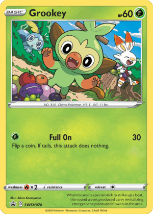 Grookey - SWSH Black Star Promos - SWSH070/307