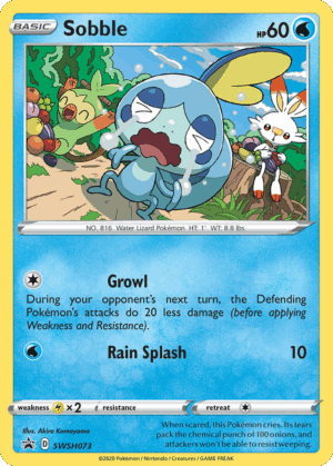 Sobble - SWSH Black Star Promos - SWSH073/307