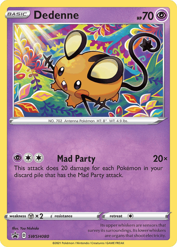 Dedenne - SWSH Black Star Promos - SWSH080/307