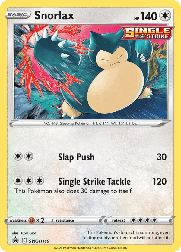 Snorlax - SWSH Black Star Promos - SWSH119/307