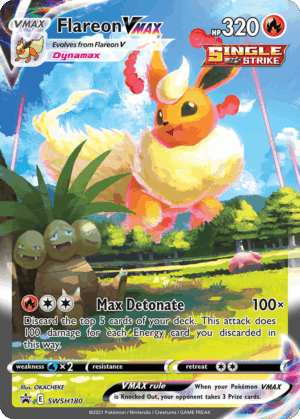 Flareon VMAX - SWSH Black Star Promos - SWSH180/307