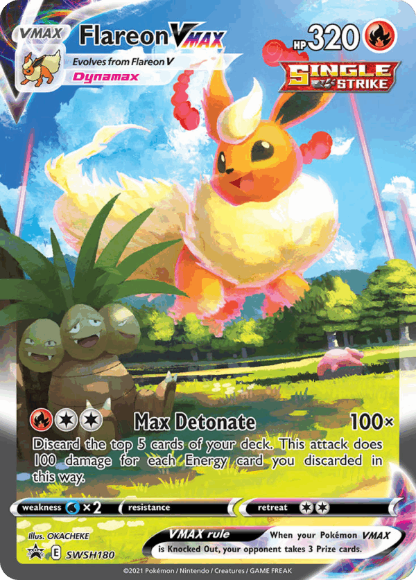 Flareon VMAX - SWSH Black Star Promos - SWSH180/307