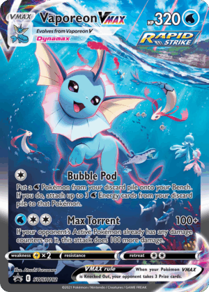 Vaporeon VMAX - SWSH Black Star Promos - SWSH182