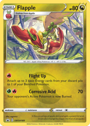 Flapple - SWSH Black Star Promos - SWSH189/307