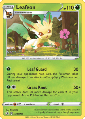 Leafeon - SWSH Black Star Promos - SWSH191/307
