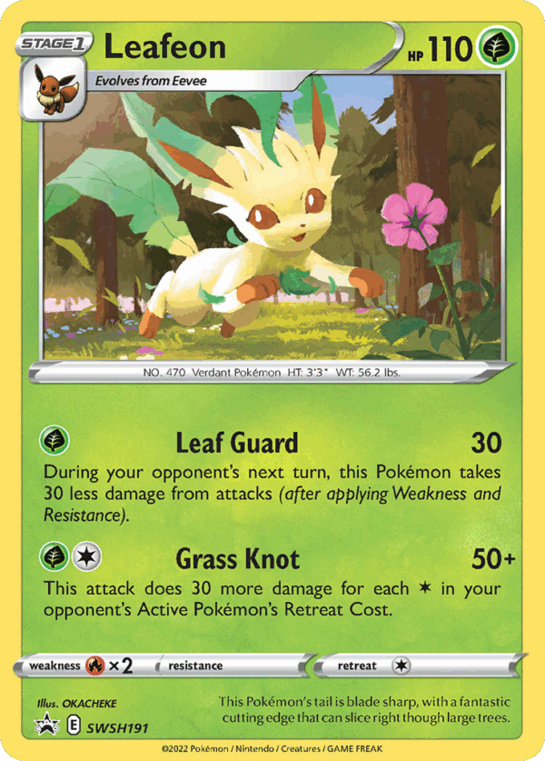 Leafeon - SWSH Black Star Promos - SWSH191/307