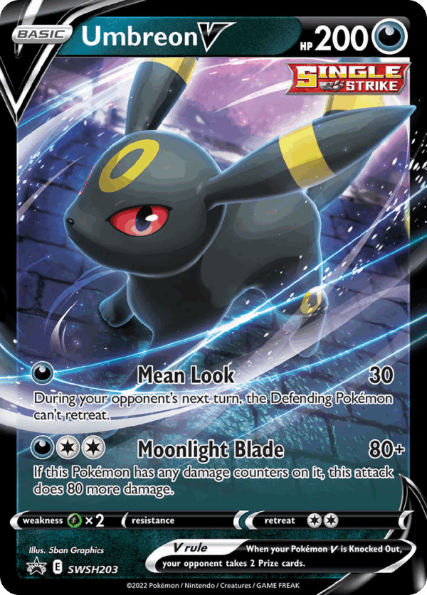 Umbreon V - SWSH Black Star Promos - SWSH203