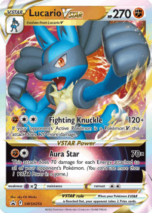 Lucario VSTAR - SWSH Black Star Promos - SWSH214/307