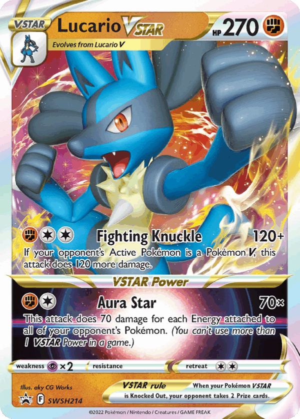 Lucario VSTAR - SWSH Black Star Promos - SWSH214/307
