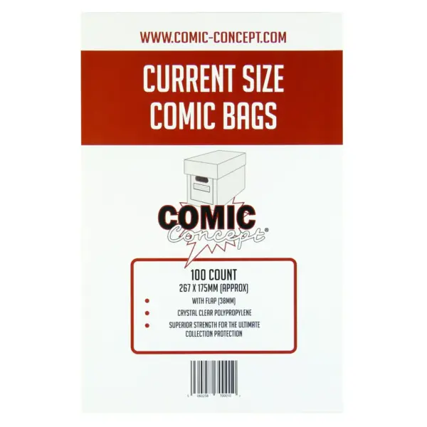 Comic Concept - Current Size Comic Bags