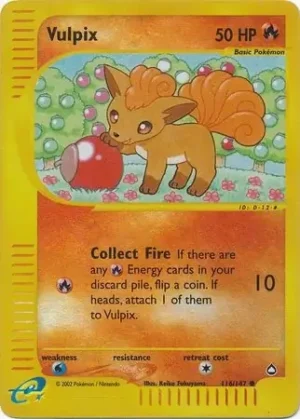 Vulpix - Aquapolis - 116/147 - Reverse Holo (LP)