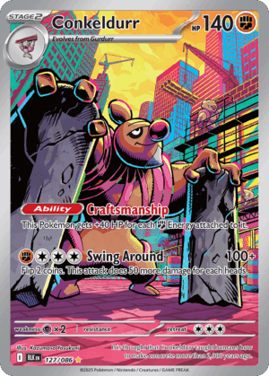Conkeldurr - Black Bolt - 127/086