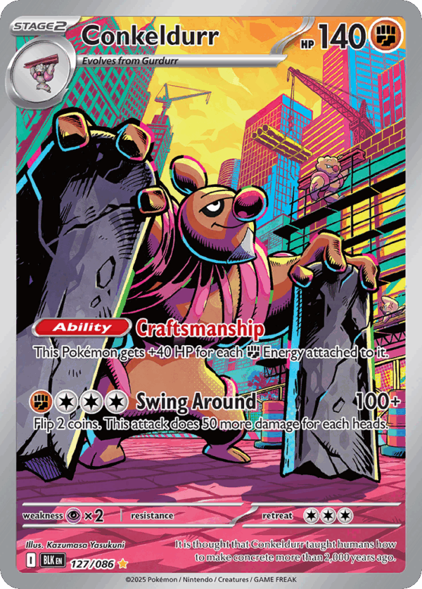 Conkeldurr - Black Bolt - 127/086