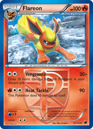 Flareon - Plasma Freeze - 12/116 - Non-Holo (LP)