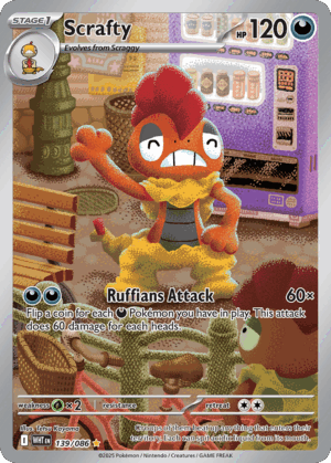 Scrafty - White Flare - 139/086