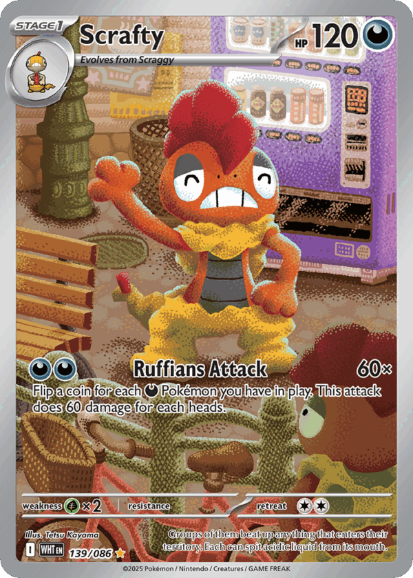 Scrafty - White Flare - 139/086
