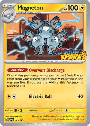 Magneton - Scarlet & Violet Black Star Promos - 153/165