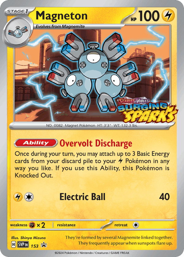 Magneton - Scarlet & Violet Black Star Promos - 153/165