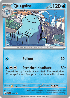 Quagsire - Scarlet & Violet Black Star Promos - 156/165