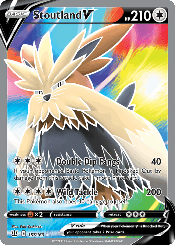 Stoutland V - Battle Styles - 157/163