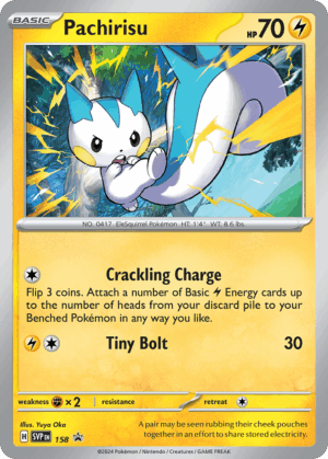 Pachirisu - Scarlet & Violet Black Star Promos - 158/165