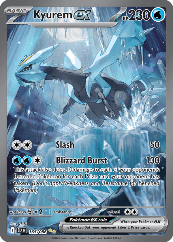 Kyurem ex - Black Bolt - 165/086