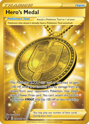 Hero's Medal - Vivid Voltage - 201/185
